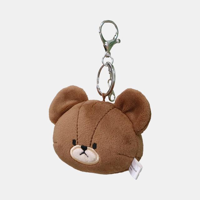 [Bandai] The Little Bear s Jackie Face Plush Keyring by Bandai