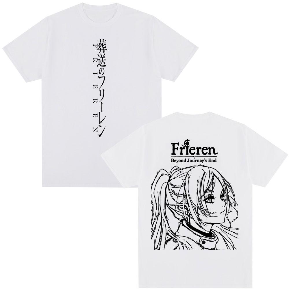 

Anime Frieren Beyond Journeys End Frieren Tshirts Mens Women Clothing Fashion Short Sleeve Cotton Summer T Shirts Streetwear L