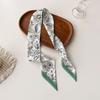 Wind Small Streamer Long Scarf Ribbon Tie Bag Versatile Decorative Headband Printed Scarf with Hand Scarf