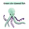 Squeaky Octopus Plush Dog Toy Indestructible Teething Chew Toy Interactive Sound Pet Stress Relief Boredom Toy for Dogs and Cats