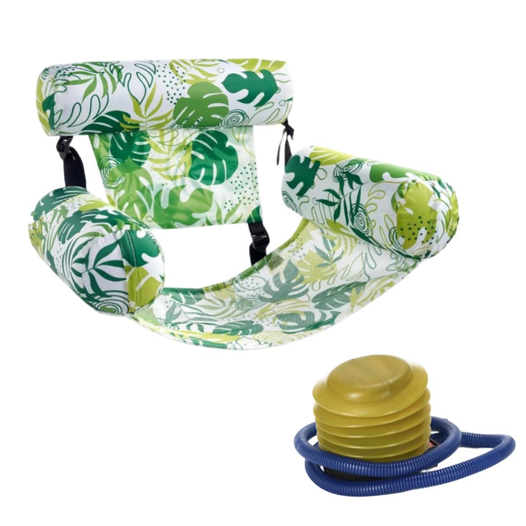 Floating Chair With Backrest, Armrests, And Inflatable Float. Suitable For, Beaches, And Hot Springs. Comfortable, Supportive, Ergonomic Design,