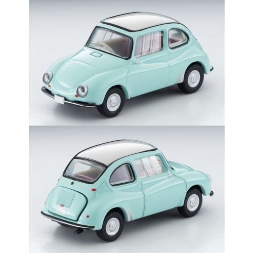 Tomytec Tomica Limited Vintage 1/64 LV-173d Subaru 360 Light Green 1961 Model (Finished)