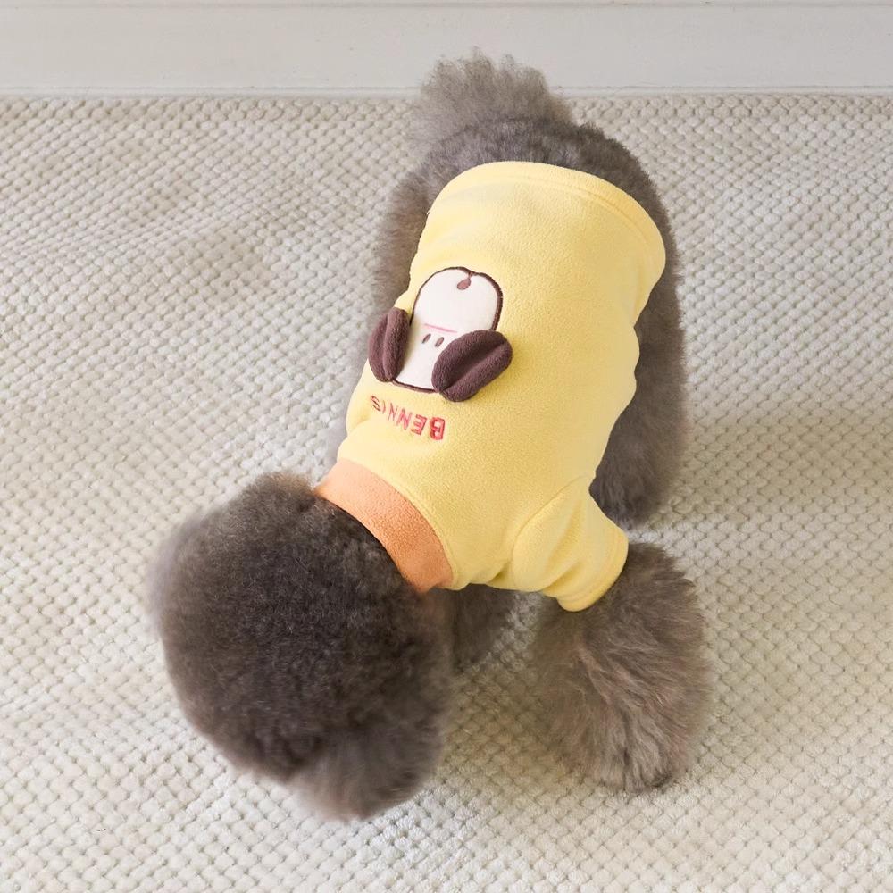 

Одежда для питомцев в японском и корейском стиле, новая осенне-зимняя одежда для собак, объемные ушки, для щенков, на двух лапах, флисовая одежда для кошек L (recommended weight 8-5.5 kg)