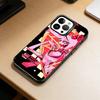 D-Hazbin Hotel  Phone Case For iPhone 17,16,15,14,13,12,11 Plus,Pro Max,XS,Colored Silver Plated Inside Cover
