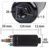 Universal EFI 330LPH Inline External Fuel Pump 0580254044 0580 254 044 E85 Ethanol Compatible