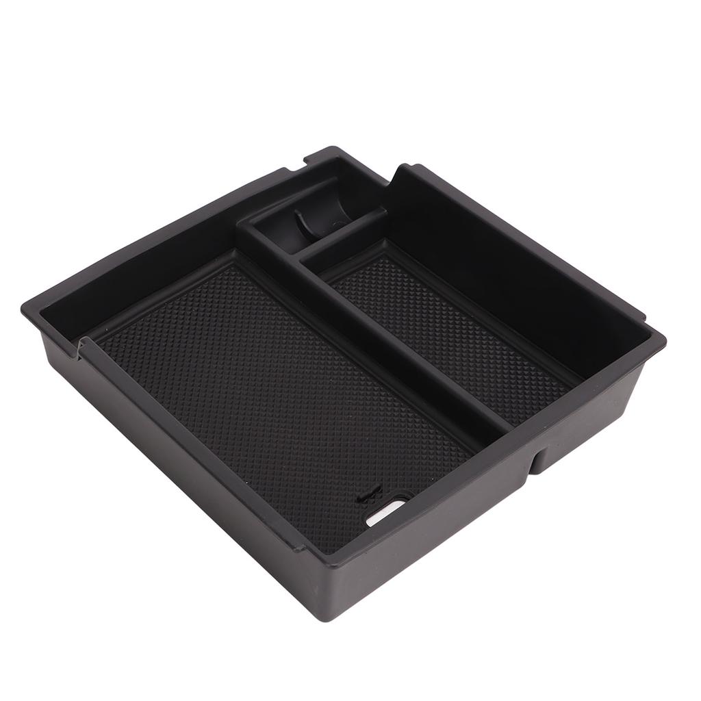 Center Console Organizer Tray Black Central Armrest Storage Box Replacement for Ford Bronco 2021 2022