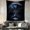 Ranni Moon Wall Hanging Printed Fabric Blanket Decorative Tapestries for Bedroom Living Room Home Decor