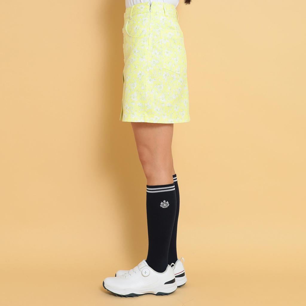 Callaway Floral Print Stripe Skirt Golf C25128207 M Women's / / 1061_Yellow