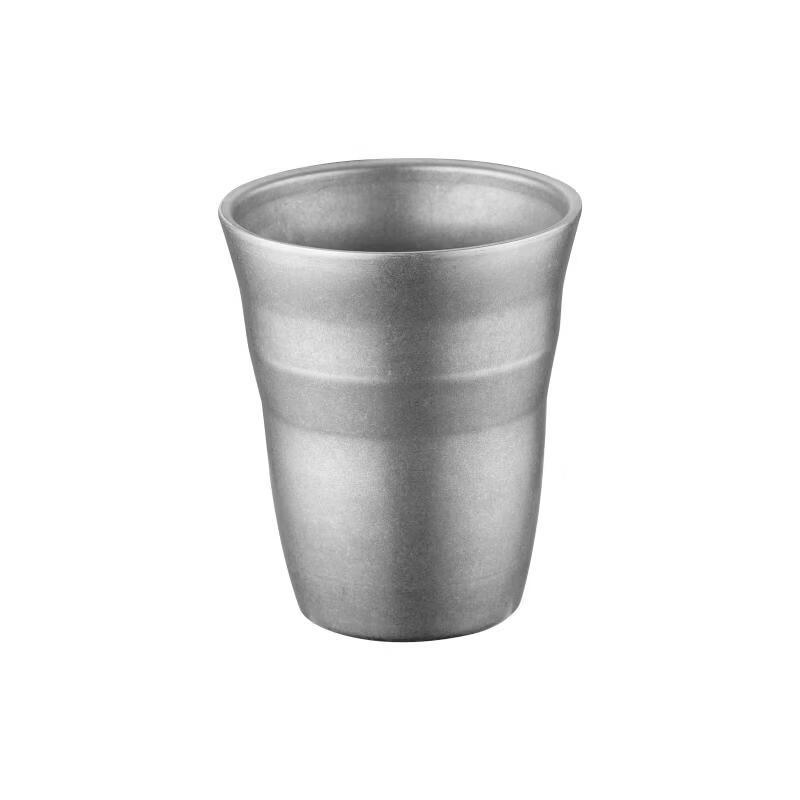 Shangqi Retro 304 Stainless Steel Portable Cup - 2-Pack