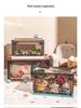 Foldable Transparent 5-Door Storage Box for Clothes, Quilts, Books, and Toys