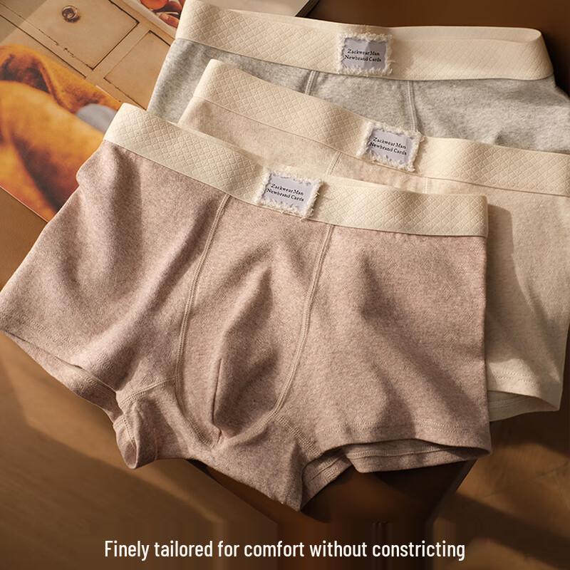 Men's Antibacterial Cotton Boxer Briefs