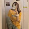 Official Picture Short-sleeved T-shirt Female Ins Tide Summer Student Half-sleeved Korean Version Loose and Thin Korean Style Chic Top Foreign