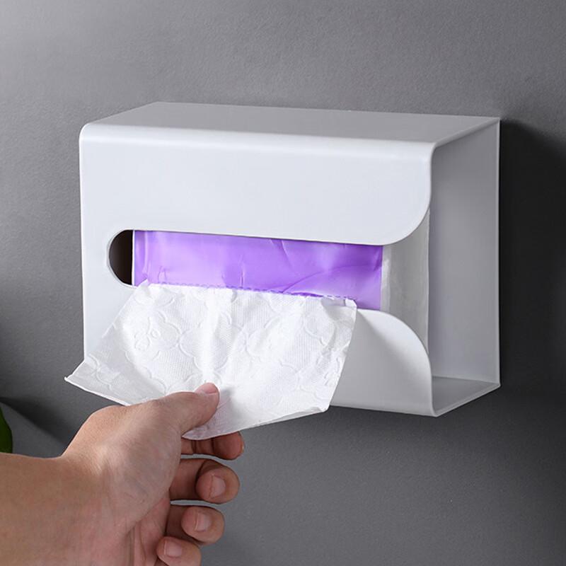 Multi-functional Wall-Mounted Tissue Box