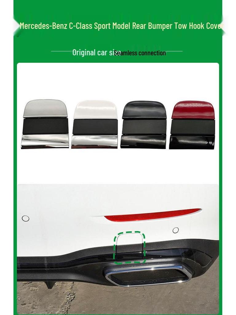 Mercedes C-Class W206 Sport Front Bumper Tow Hook Cover 2068854304