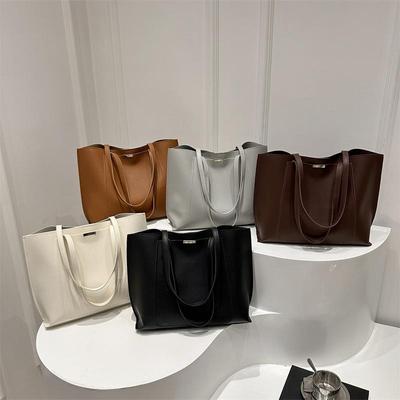 High Quality PU Leather Shoulder Crossbody Tote Bag Large Capacity Handbag Purses Brand Luxury Designer Women Bags