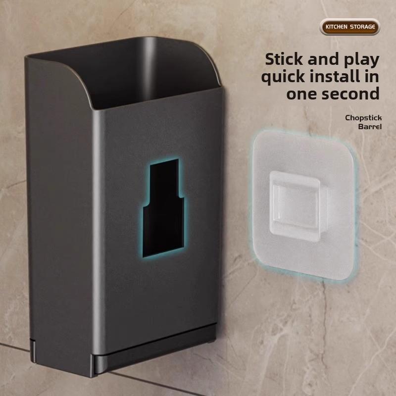 Wall-mounted Kitchen Cutlery Household Shelf