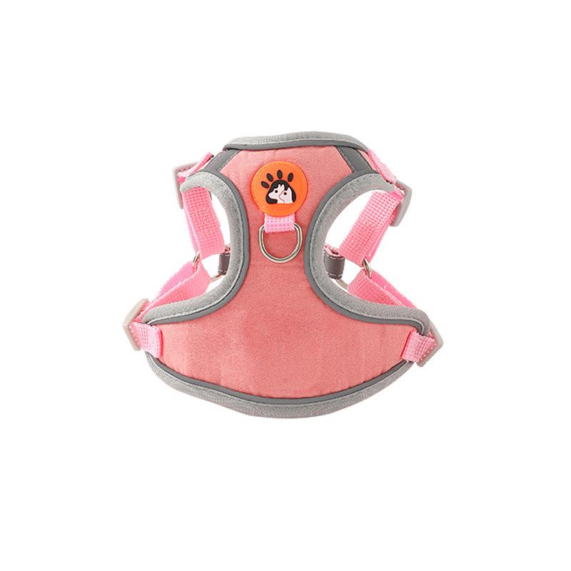 Reflective Adjustable Dog Harness and Leash Set for Small Breeds - Breathable Vest Style