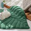 Leaf Shape Cat Nest Cat and Dog Double-Sided Available Floor Mat Cover Pad Warm and Comfortable Cartoon Cat Bed Ind
