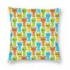 Cartoon Sprunki Game Pillowcase Printed Polyester Cushion Cover Gift Throw Pillow Case Cover Chair Square 40X40cm