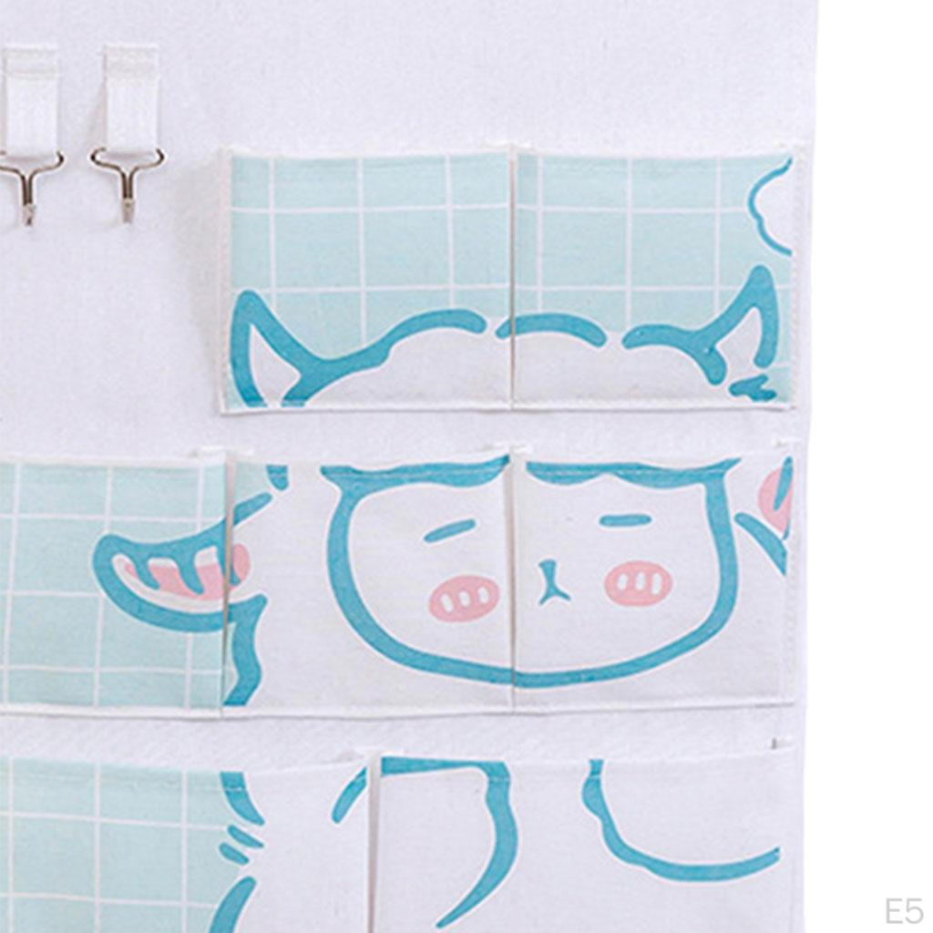Fabric Wall Door Cloth Hanging Storage Bag Case Organizer