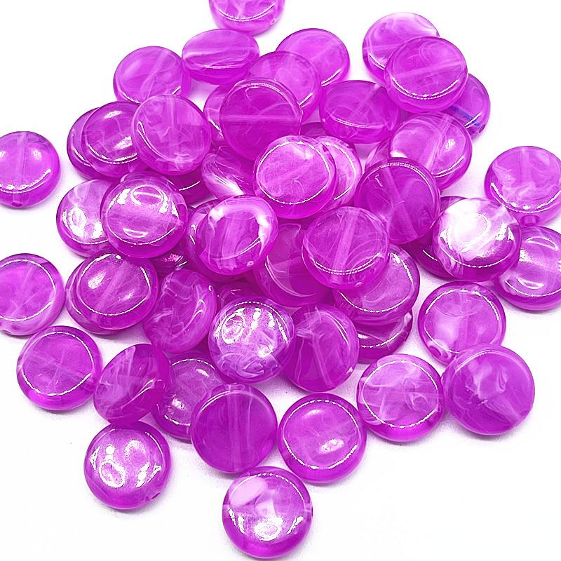 20pcs 15mm Imitation Natural Stone Beads Oval Shape Acrylic Beads for Jewelry Making DIY Handmade Earring Accessories
