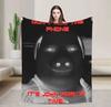 John-Pork Is Calling Blankets Quality Warm Soft Throw Blanket Winter Travel Office Home Decor Street Trend Bedspread