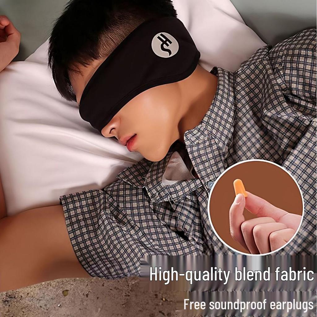 Speciální nabídka pro nováčky: Maska na spaní a špunty do uší - Potlačení hluku, Zvukotěsné, Zatemňovací