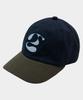 SOME PLACE Signature Symbol Logo Applique Two-Tone Layered Ball Cap _2 Colors