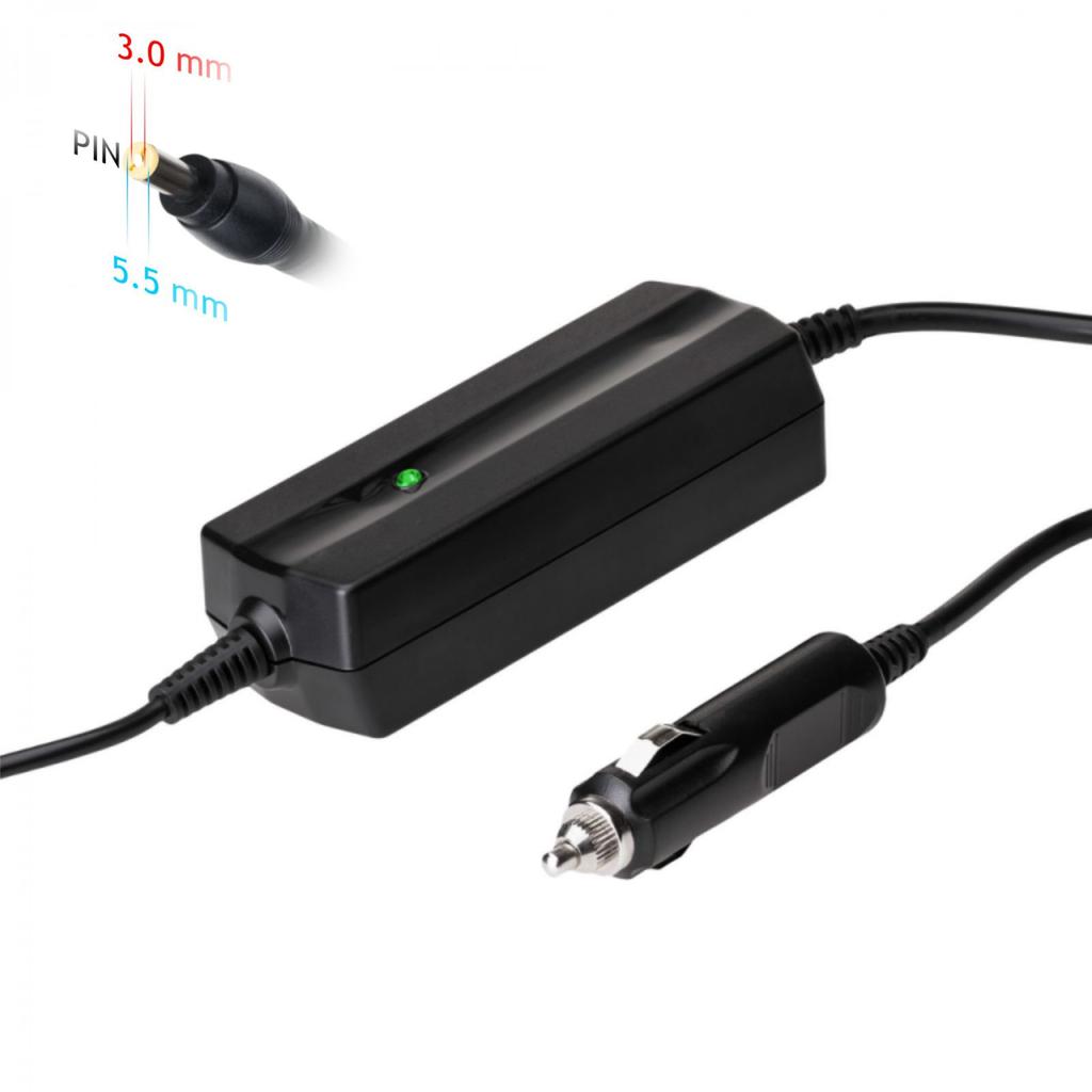Akyga Ak-Nd-37 Car Power Adapter For Samsung Laptop 19V 90W 5.5 X 3.0 +Pin