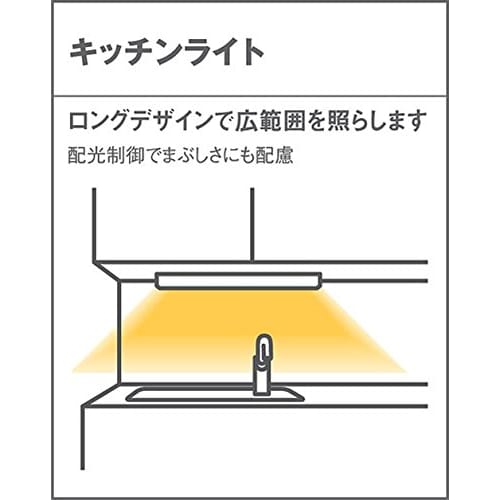 Panasonic LED Kitchen Light Direct-mounted Under Shelf Type L1200 Double-sided Makeup LGB52219KLE1