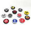 4pcs 50mm Abarth 3D logo car emblem Wheel Center Hub Cap auto Rim refit dust-proof badge covers sticker styling accessories