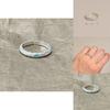 Contemporary Sea Adjustable Blue Beryl Ring For Women Elegant Minimalist Accessory Fashion