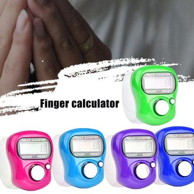 Plastic Point Marker Row Finger Counter LCD Electronic Digital Tally Counter For Sewing Knitting Weave Tool Mini Stitch Counter