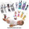 Bebê Infantil Pulso Chocalho Meias Brinquedos 0-12 Meses Menina Menino Aprendizagem Brinquedo Desenvolvimento Educacional Inicial Bonito Crianças Presentes Sensoriais
