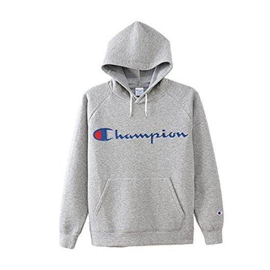 Champion Hoodie Oxford Size L Size WRAP-AIR C3-MS105 Men's Gray, (Japan L)