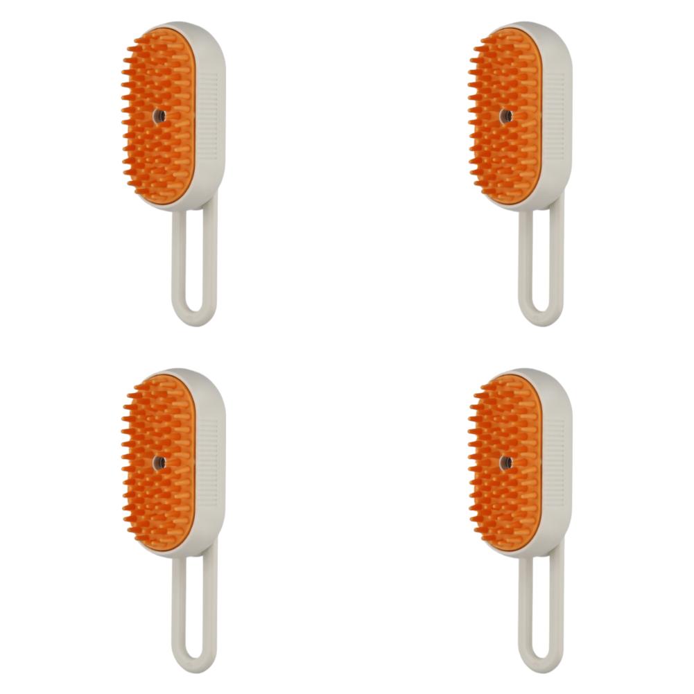 

4pcs Cat Dog Pet Steam Brush USB Rechargeable Electric Water Spray Brush Cat Grooming Comb Steamy Cat Hair Brushes Removal Combs