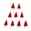 12 Pcs Christmas Santa Hats Silverware Tableware Holders Holiday Santa Cutlery Holder Xmas Fork Spoon Storage Bag Dinner Table Decorations
