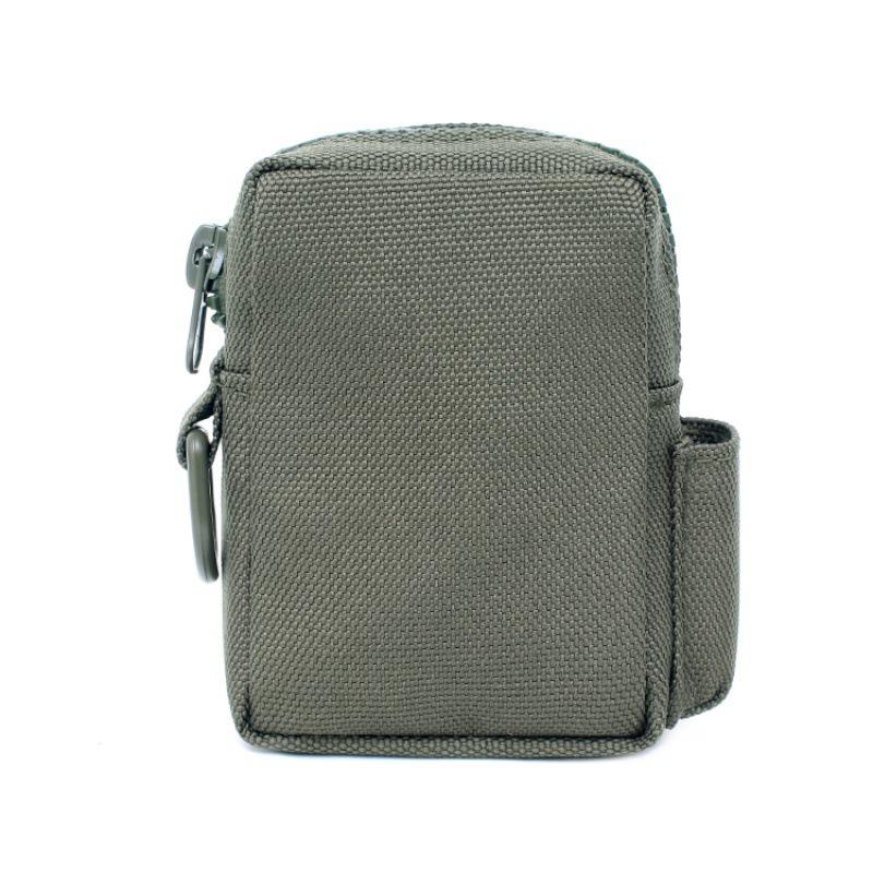 Canvas Belt Loop Key & Coin Holder Outdoor Running Waist Bag