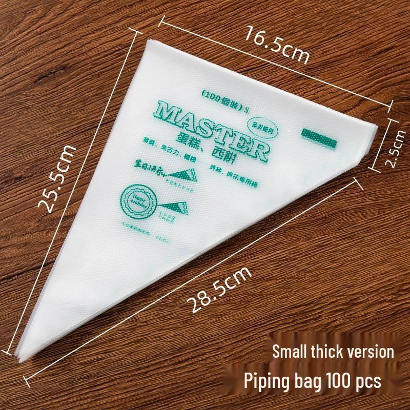 Thick Disposable Icing Bags: Large, Medium, Small - Cake, Cream, and Baby Food Decorating Tools