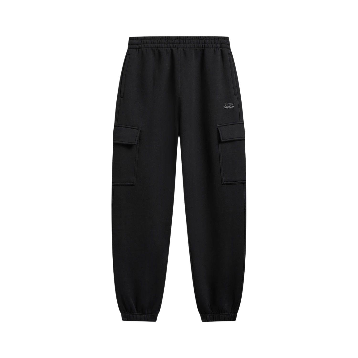 

Li Ning Sports Lifestyle Series Solid Color Soft Simple Versatile Loose Knit Sports Pants Men bottoms AKLW077-2 XXL