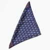 Paolo Albizzati Silk Bandana  Geometric  Navy Azf1m80002a72