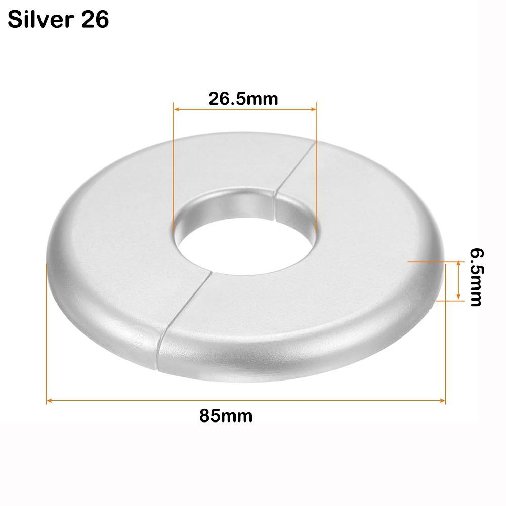 Useful ABS Shower Faucet Cover Round Black Faucet Decorative Cover White Faucet Accessories Shower