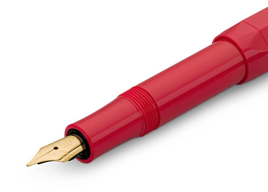 Kaweco EF Extra Fine Classic Sport Fountain Officially Imported Pen, Red, 10001145,