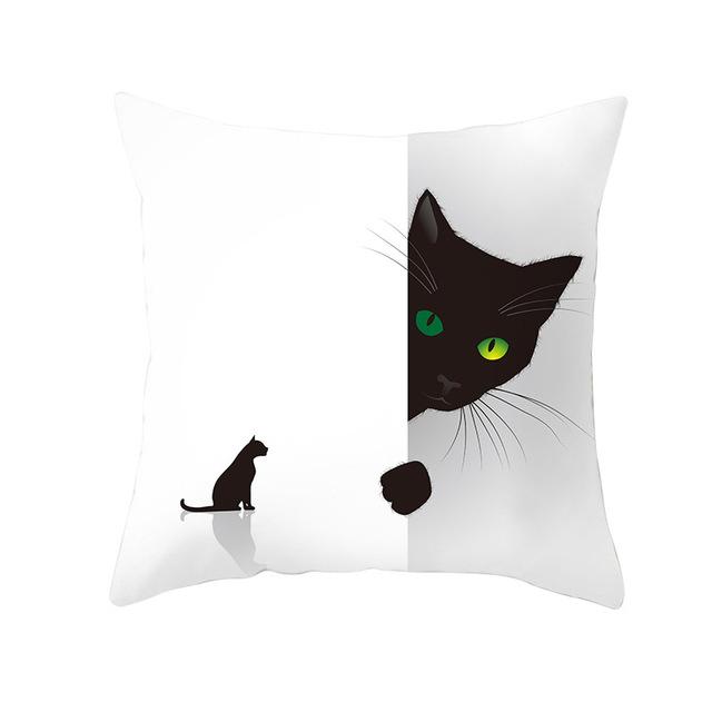 Halloween Pillows, Pumpkin and Black Cat Series Pillow Cases, Holiday Decoration Pillow Cases