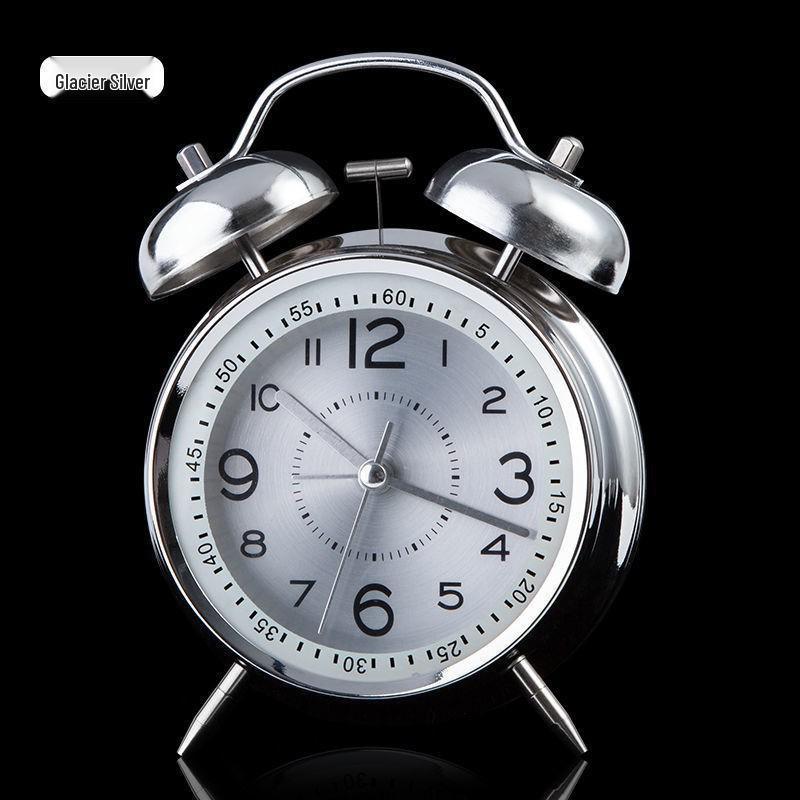 2025 Mechanical Alarm Clock for Students & Seniors - Compact, Rechargeable Wake-Up Call