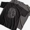 COOLMIND QI0268A 100% Cotton Summer Knitted Short Sleeve Men T Shirt Casual O-neck Men Tshirt Cool Loose T-shirt Tee Shirt