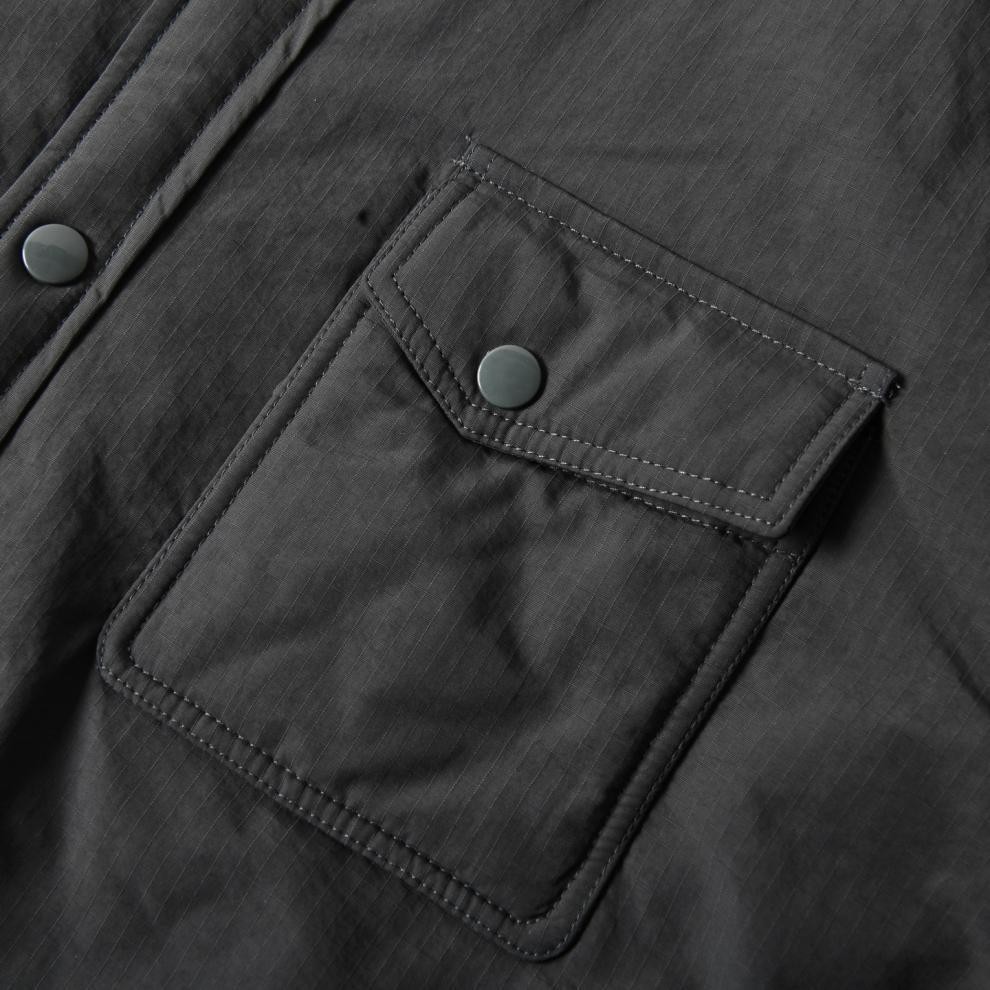 Men's Autumn/Winter Windproof Quilted Cotton Jacket - Water-Repellent, Warm, Casual, Loose Fit