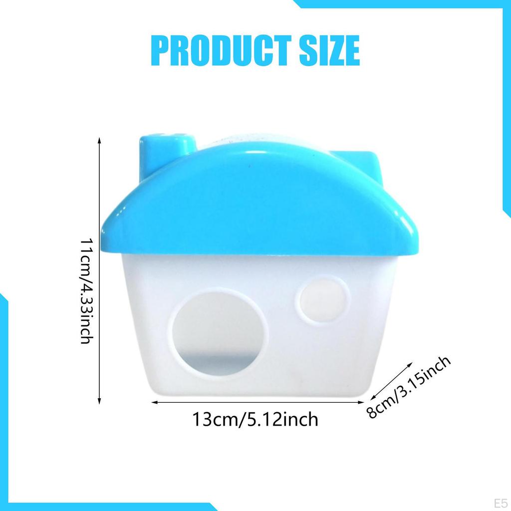 Hamsterversteck Hütte Niedriges Spielzeug Verstecke Kleintier Lebensraum für Igel Ratte Chinchilla