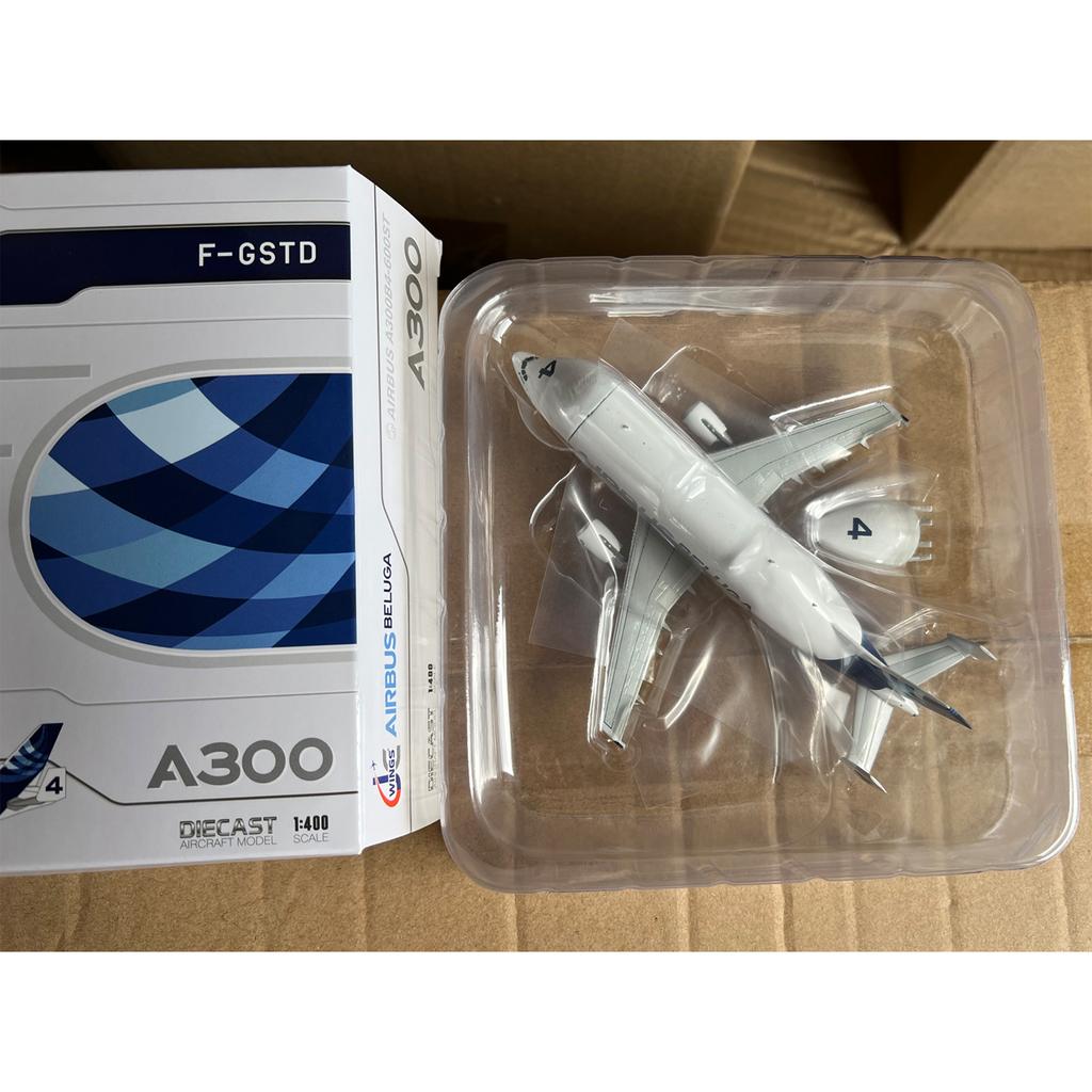 1/400 Factory Painted A300-600ST F-GSTD Cargo Aircraft Model 4# Alloy Collection Model