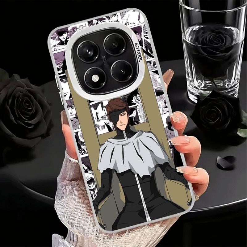 Bleach Aizen Sousuke Soft Phone Case for Samsung Galaxy S24 S25 FE S26 Edge S23 Ultra S22 Plus S21 + Shockproof Cover Back Shell